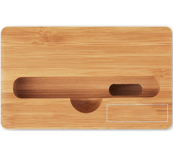 Bambuinen puhelintelineen vahvistin